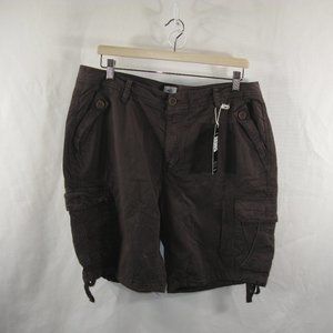 Four Steeds Cargo Shorts - Choc. Brown - Size 16 - NWT
